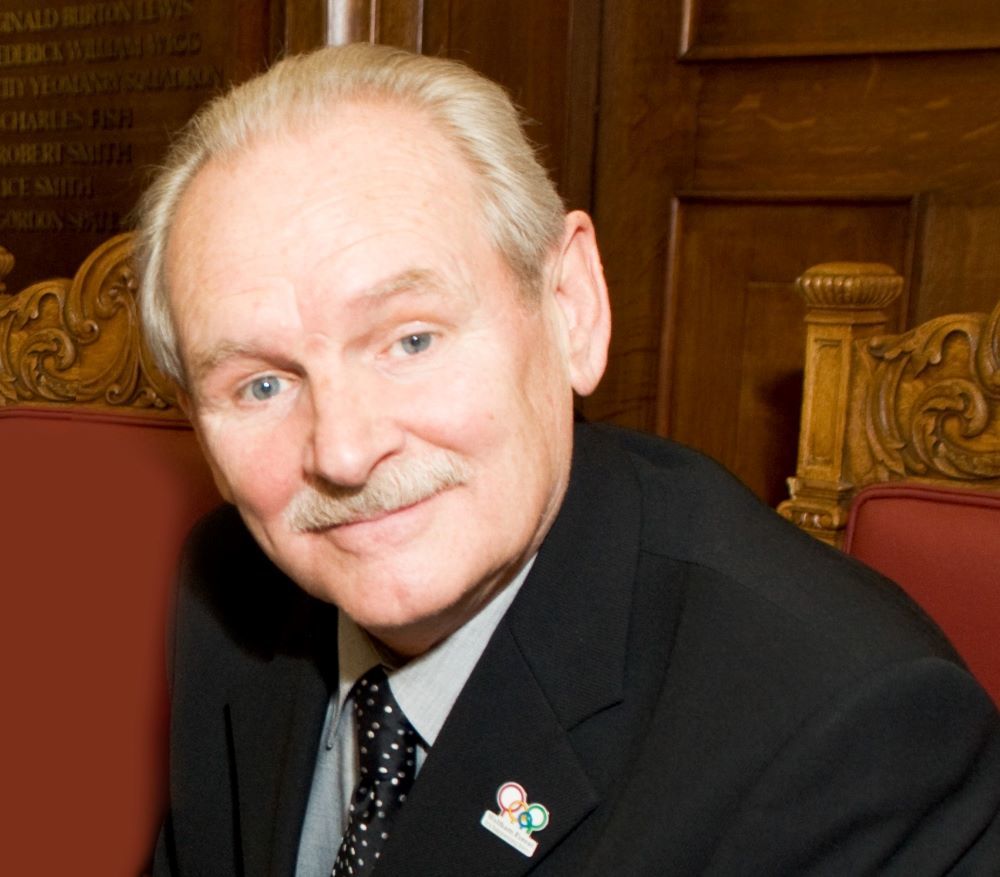 Cllr Robbins CBE was elected mayor of the borough in 2019