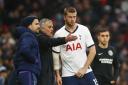 Eric Dier receiving instructions from Jose Mourinho. Picture: Action Images