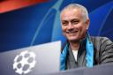 A relaxed Jose Mourinho addresses the media at the Red Bull Arena. Picture: Action Images