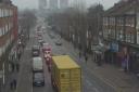 Traffic jams were reported in Lea Bridge Road throughout the morning
