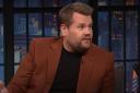 James Corden met some fans from the UK during his talk show appearance on Seth Meyers
