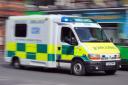 An ambulance took the injured man to Basildon Hospital