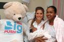 Carly Cole with mum Fathi Mohammed during a visit to Whipps Cross Hospital.