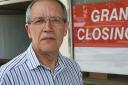 Shop owner, Peter Uglow, is renting store to new tenant Tesco