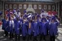 The pupils from dozens of Enfield schools attended the graduation ceremonies at Middlesex University's Hendon campus