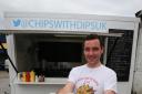 Robin Fletcher working at Chips With Dips