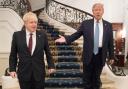 Donald Trump meeting Boris Johnson in 2019. Image: PA