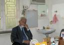 Dr Brahma in his Calcutta office