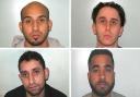 Adeel Arshad, Ben Cooper, Farasat Bhamjee and Hassan Iqbal were convicted of stealing vehicles worth around £680,000