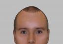 E-fit of a man police wish to identify