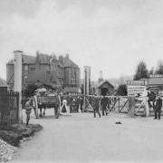 The level crossing at Highams Park pictured at the end of the 1890s. Credit: Gary Stone