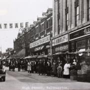 View of the market in High Street, Walthamstow, in 1939. Picture: Vestry House Museum archive