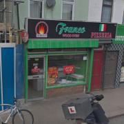 Francos Pizza at 64 Hoe Street, Walthamstow. It is believed the restaurant has now closed. Picture: Google Street View.