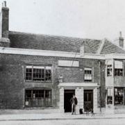 The Black Lion pub in Epping, 1868