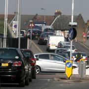Traffic jams in Leytonstone following the introduction of Olympic Games road closures on Wednesday.