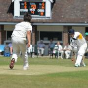 Playing on the defensive: Oakfield Parkonians, fielding, thrashed Epping by 231 runs in Division Three on Saturday. Picture: David Loveday