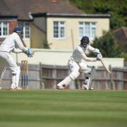 Chingford (fielding) take on Colchester and East Essex. Picture: Dave Loveday