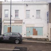 The boarded-up window can be seen to the right at Woodford Muslim Cultural Centre, in Snakes Lane East, Woodford Green.