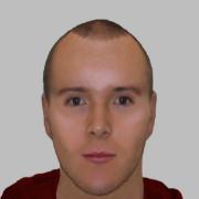 E-fit of a man police wish to identify