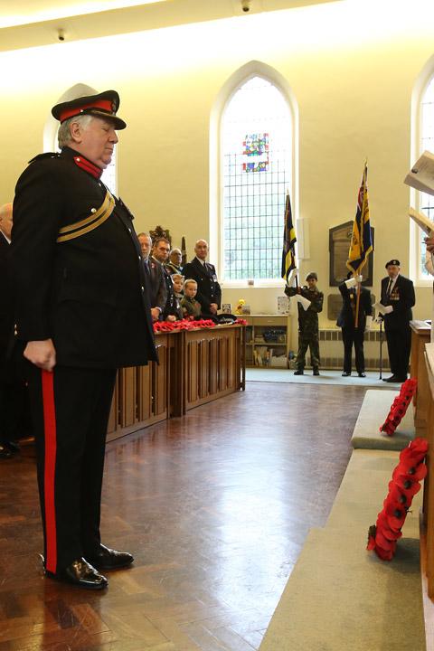 The Dedication of the Field of Remembrance Service at St. Mary's Church in High Road, South Woodford. (10/11/2012) EL33328-12