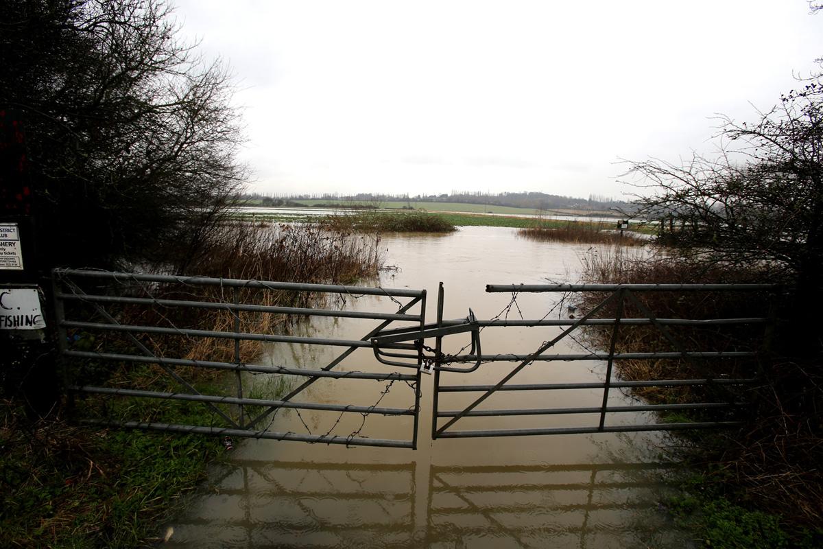 Flooded fields near Abridge 30/1/14 EL74925_5