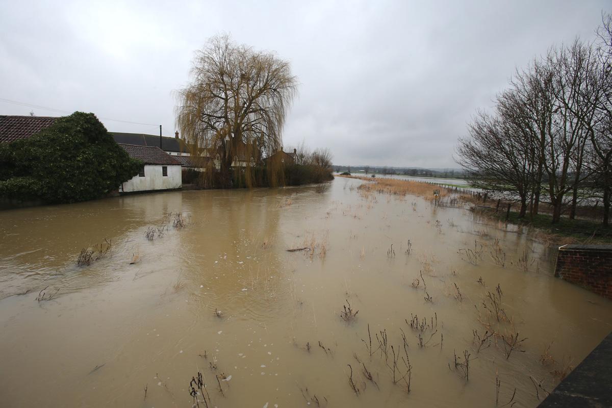 Flooded fields near Abridge 30/1/14 EL74925_9