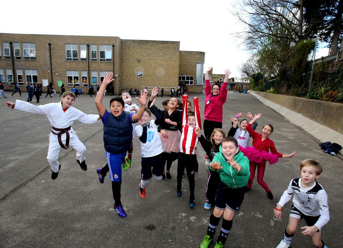 Sport Relief Activities 2014 Roding Primary School
