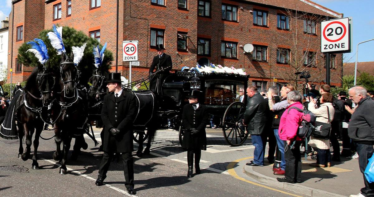Bob Crow funeral procession