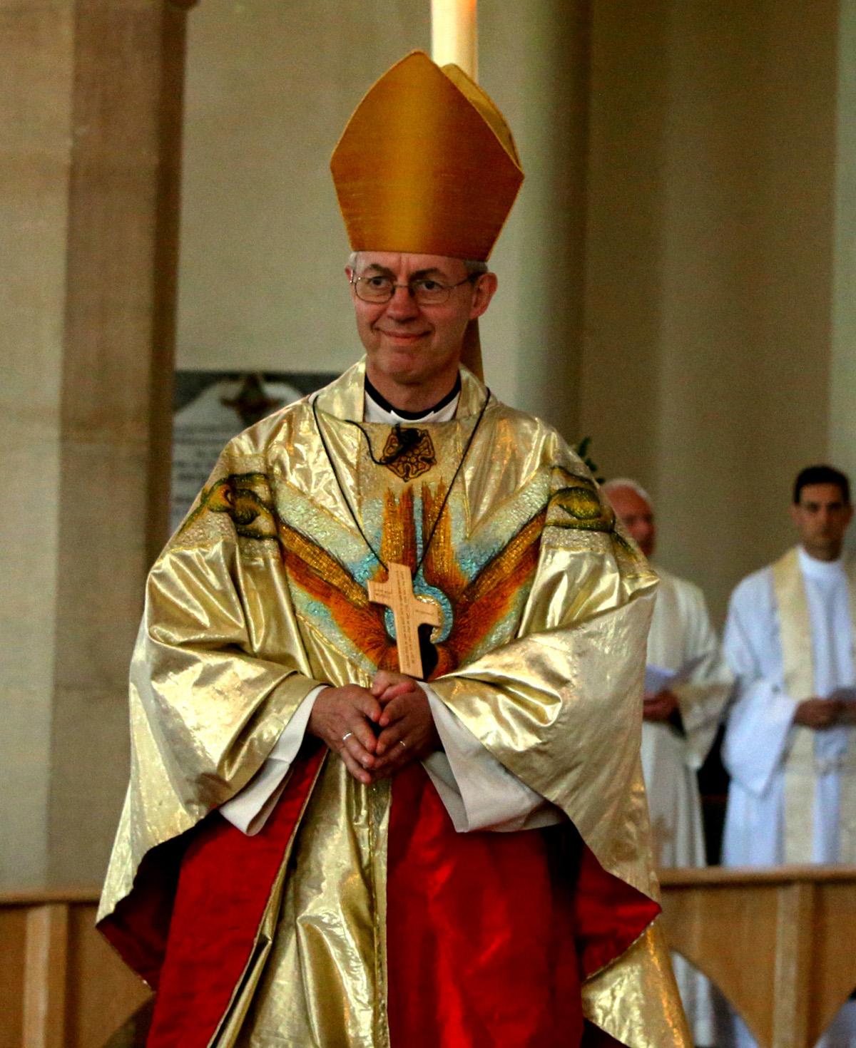 The Archbisop of Canterbury Justin Welby visits St Gabriel's church in Aldersbrook