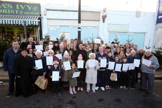 Residents and shop owners stand united against the mosque proposals for Snakes Lane East