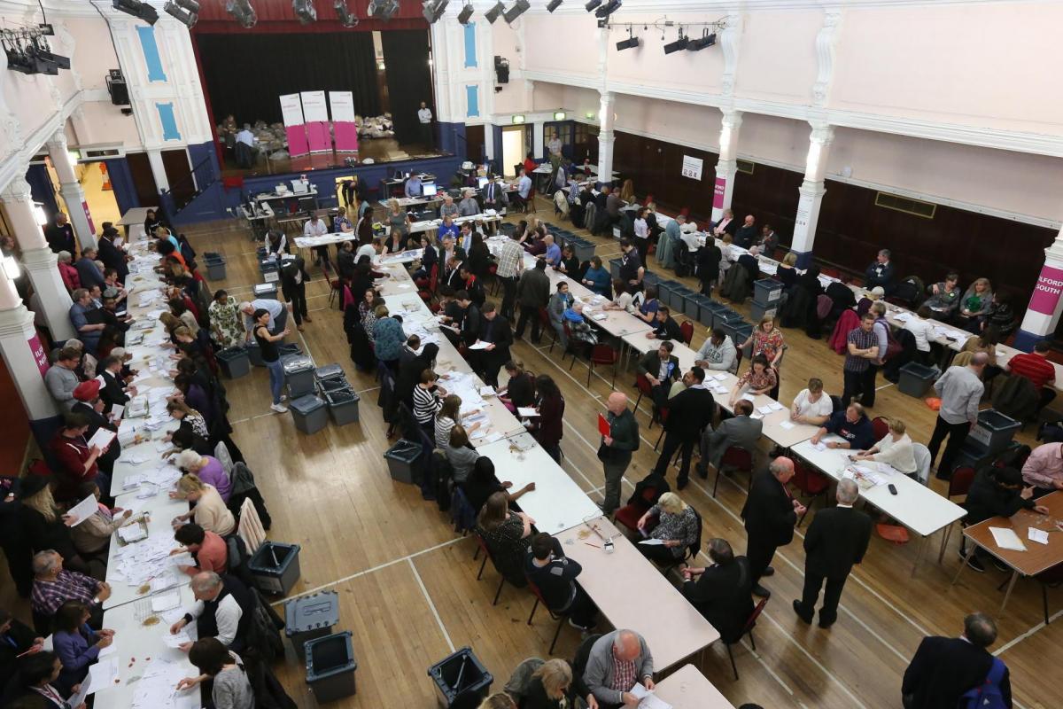 Parliamentary Election counts for Walthamstow, Chingford and Woodford Green, Leyton and Wanstead, Epping Forest and Ilford North. 
