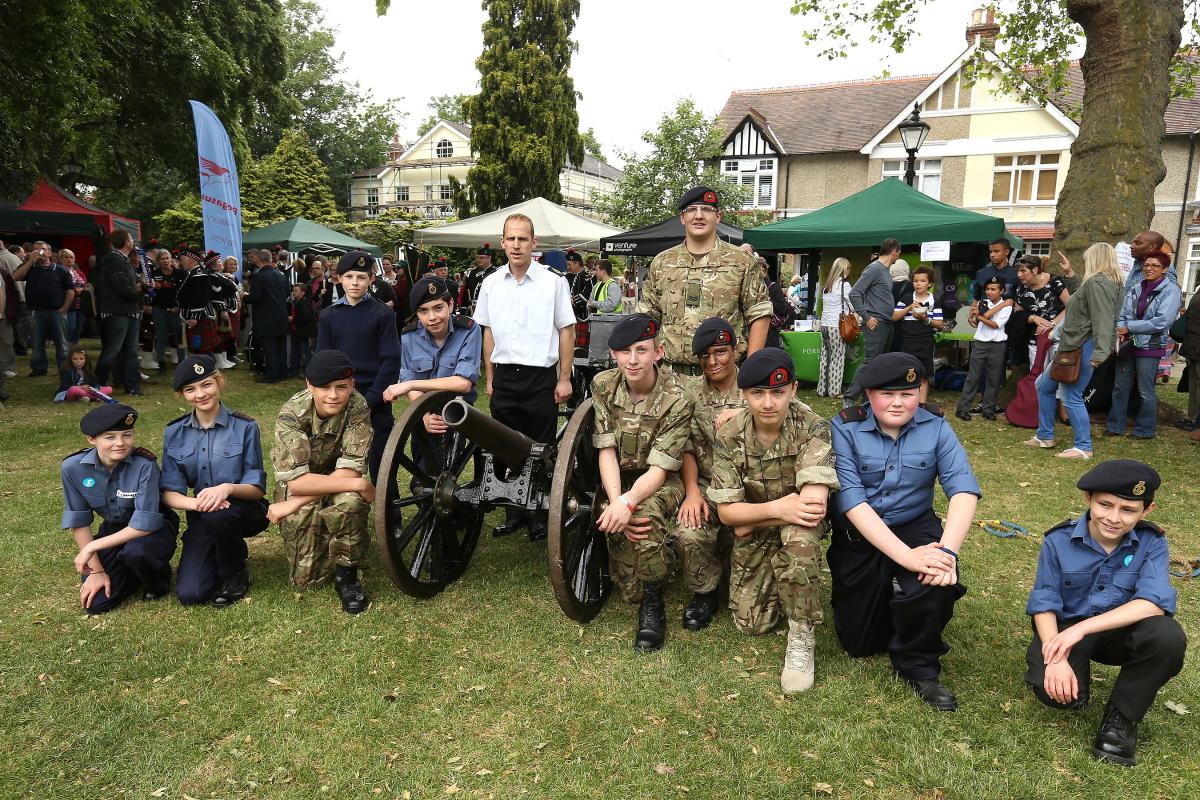 The Chingford Village Festival took place on Saturday (June 13) in and around Chingford Green.  (EL83716)