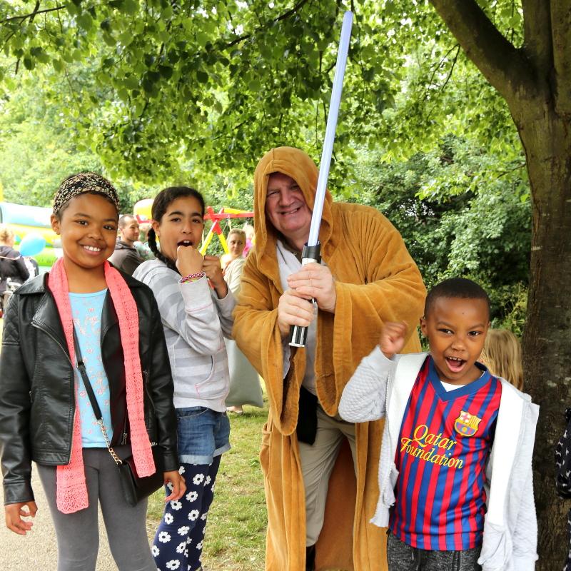 The Chingford Village Festival took place on Saturday (June 13) in and around Chingford Green.  (EL83716)
