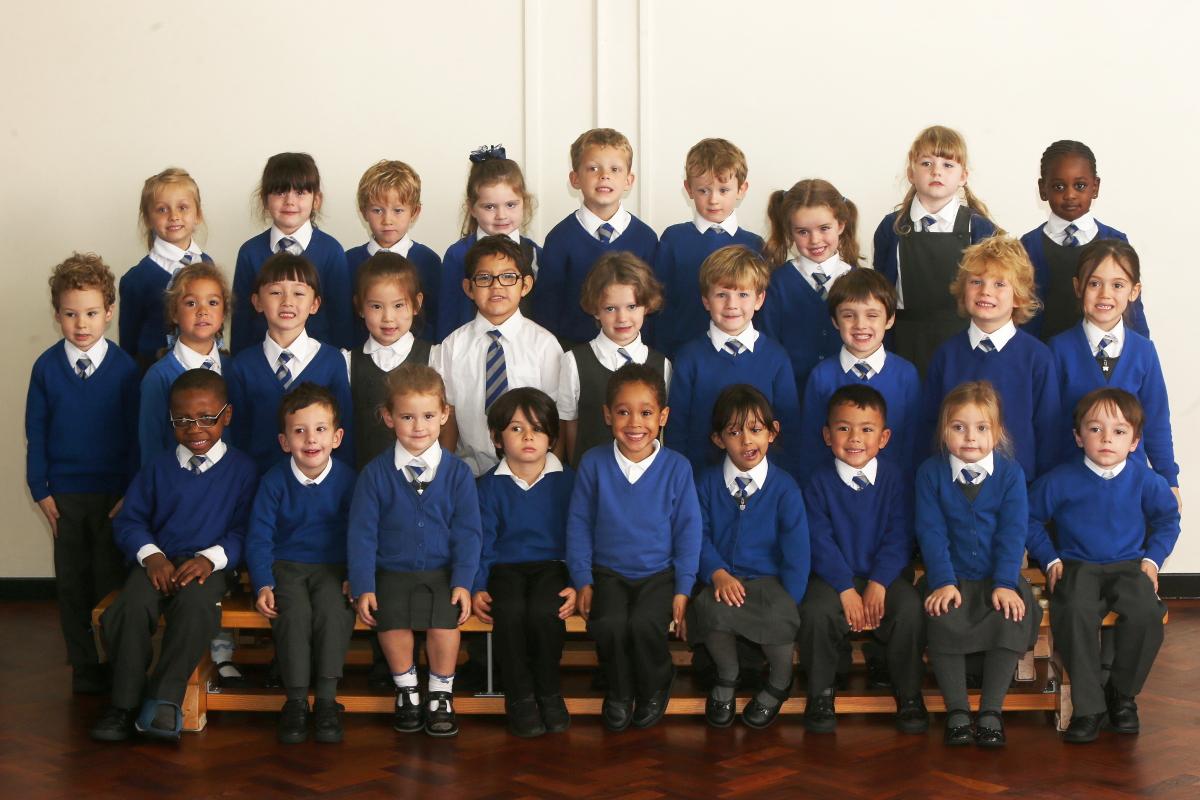 Reception Class RH at Our Lady of Lourdes RC Primary School. Wanstead. (6/10/2015) EL85289_1

