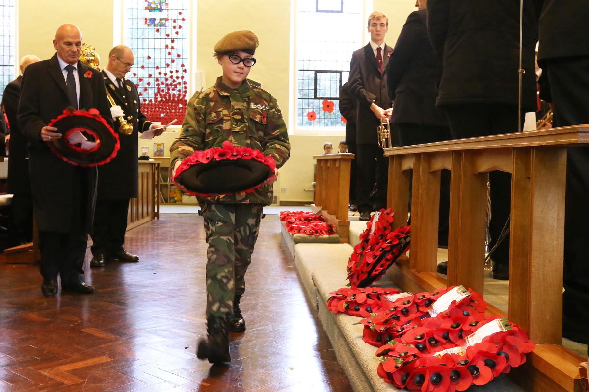  Service of Remembrance at St. Mary's Church, High Road, South Woodford. (7/11/2015) EL85868_1