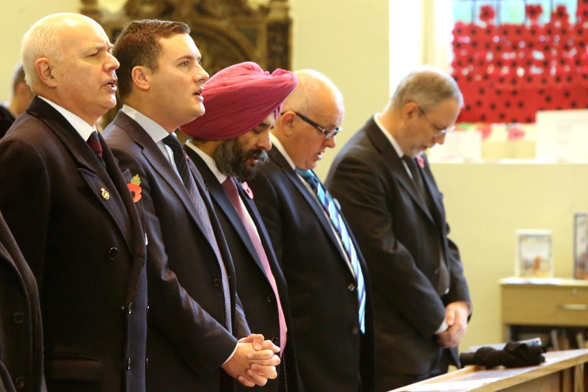 Service of Remembrance at St. Mary's Church, High Road, South Woodford. (7/11/2015) EL85868_10