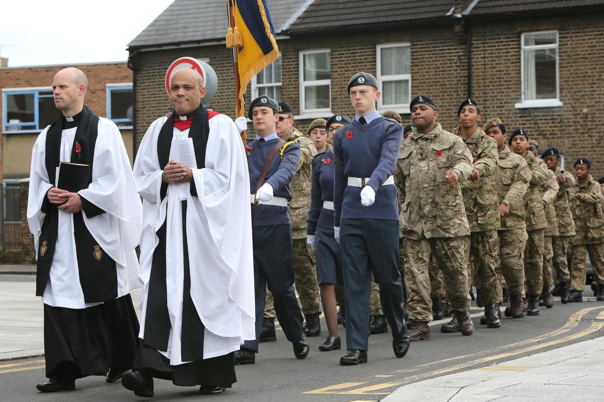 Remembrance Services in East London and West Essex. 