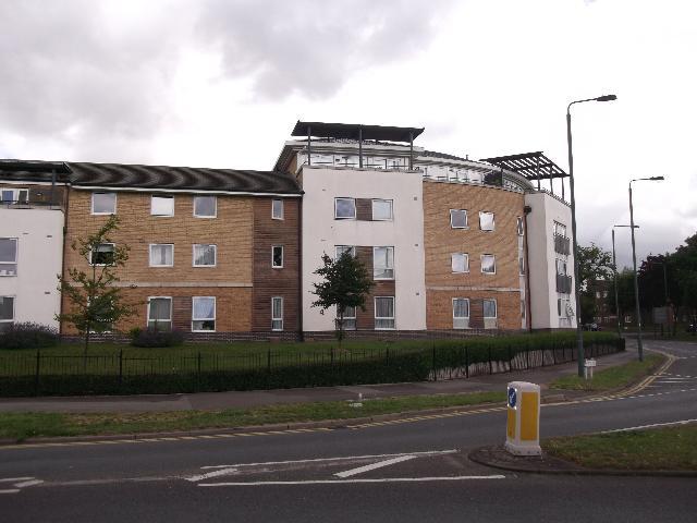 
Wheelwrights was situated at 94 Hatch Lane, being demolished in 2003. Previously known as The Manor Arms, the flats and nursery in the above photo have been built on the site.