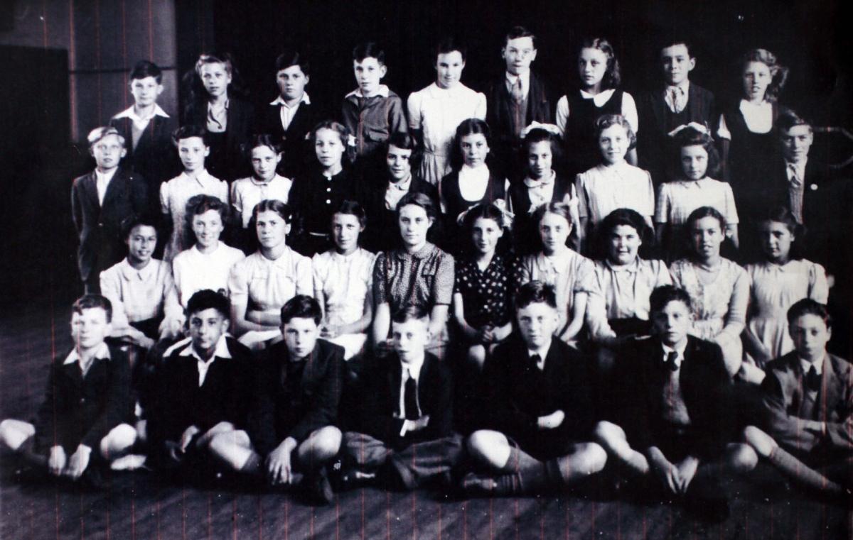 School children in the late 1940's at Highams Park School (school archive), 