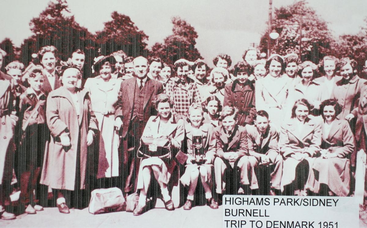 Highams Park School trip to Denmark in 1951 (school archive)