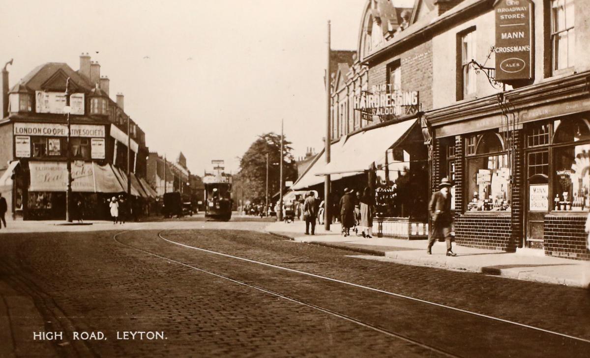 The junction of Leyton High Road and Grange Park Road, around 1930 (Picture: Vestry House Museum archive)
