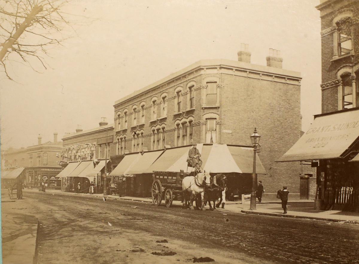  The corner of High Road, Leyton and Warren Road, in April 1900 (Picture: Vestry House Museum archive)