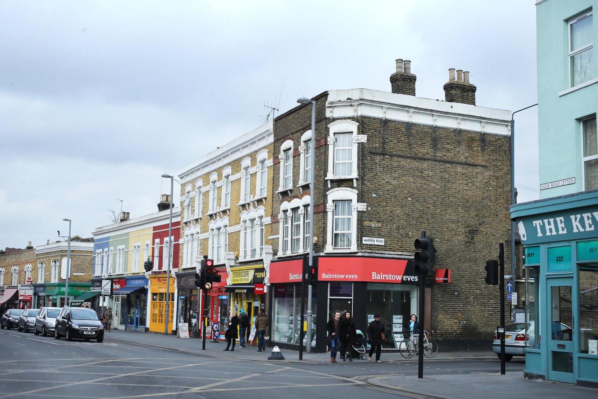  The corner of High Road, Leyton and Warren Road, as it looks now