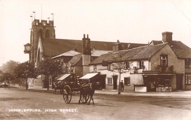 The Duke of York pub in High Street, Epping, in 1910 (Picture: John Duffell)