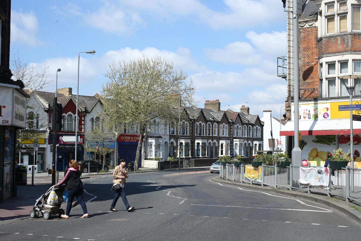 Undated image of the Junction of Blackhorse Road and High Street, Walthamstow in 2015