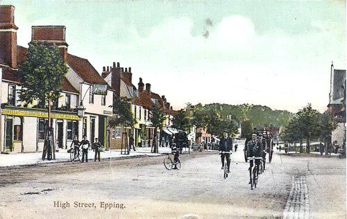 Old postcard of High Street, Epping (Picture: John Duffell)