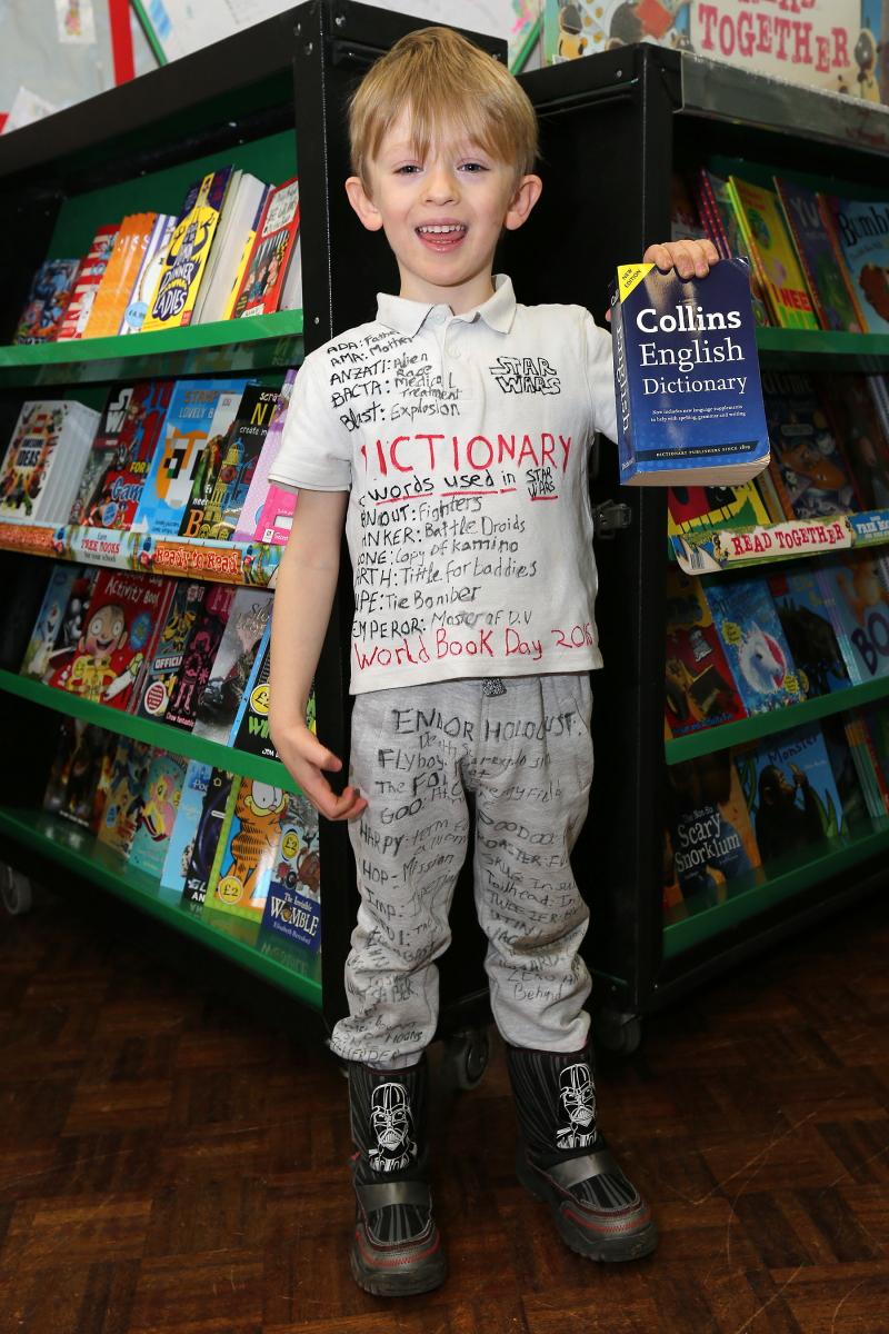 Children across East London and West Essex dress up as book characters at take part in reading and poetry projects during Book Week.