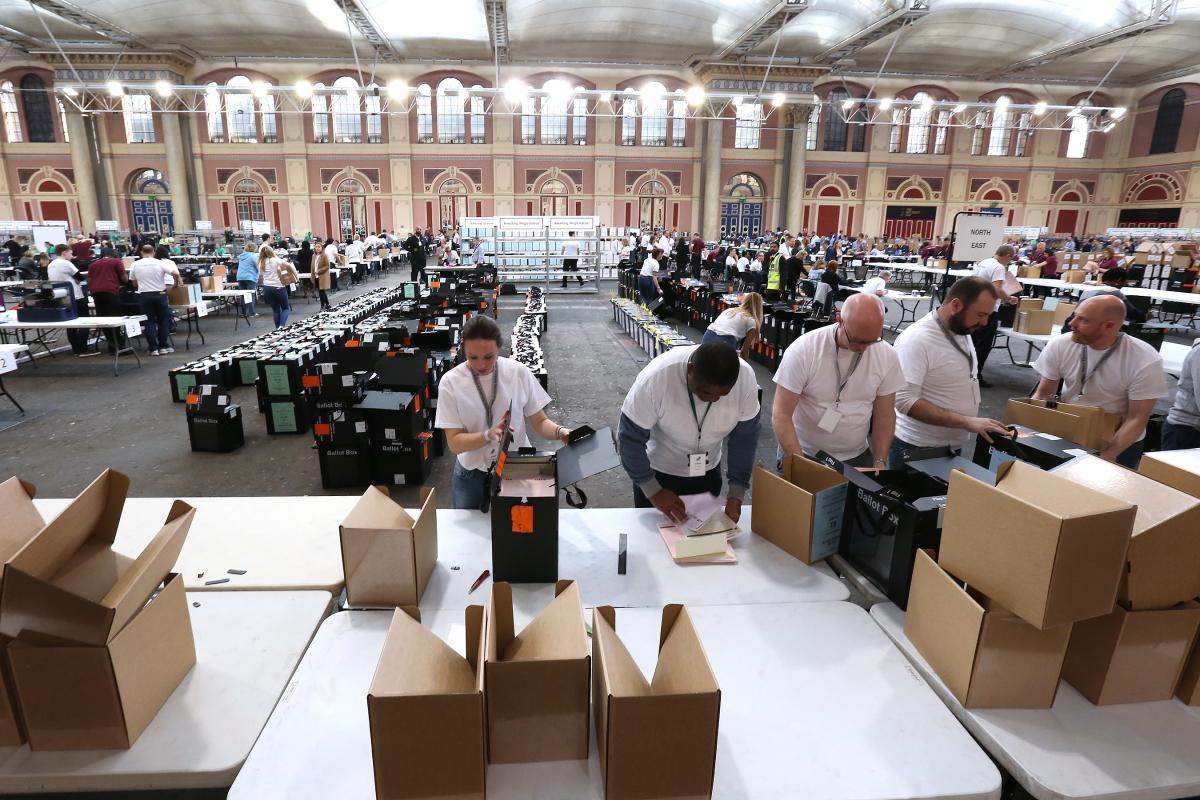 London Assembly elections count 