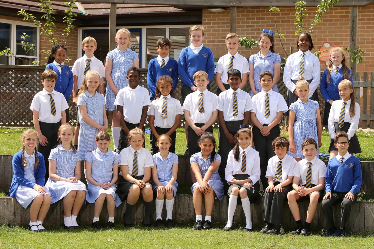 MY LAST TERM: Year Six class 6M at St John Fisher Catholic Primary School in Loughton. Essex.  (15/6/2016) EL87932_2