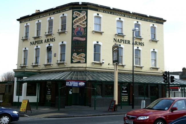 A planning application has been submitted to turn the Napier Arms into a restaurant with outdoor seating.